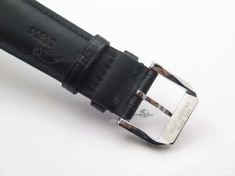 MIROTIME 0712 Ingeniuer St.Laurens SS White Dial MK 1:1 Best Edition On Black Leather Strap A Youthful 7363